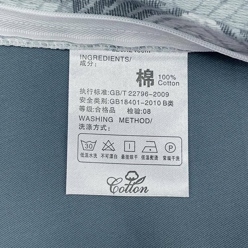 简约印花纯棉四件套棉磨毛加DXM-2025床用厚床单被套秋冬上品南通