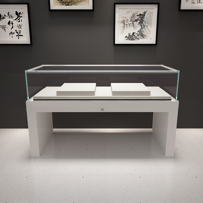 大型博物馆展示柜艺术馆复古字画展示玻璃柜古董文物工艺品陈列柜
