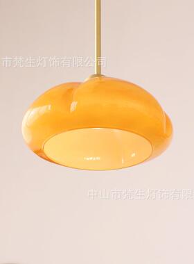 中Vin古tage南瓜餐厅日式524复古奶油风卧室房酒书店飘窗装饰灯灯