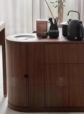 用新中式茶桌202室5新款室高端BX1001胡桃木茶台办公茶客厅家实木