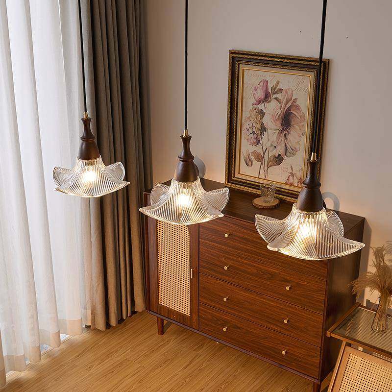日式复古餐厅灯中古卧室头床吊玻灯创意岛台吊吧台三头彩色95550,家装灯饰光源,智能吊灯,淘宝优惠券,粉丝福利购,淘宝优惠卷