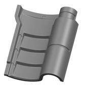 泥彩色水泥机机制瓦器古建仿古连体瓦水一体瓦机械AL102648彩瓦机