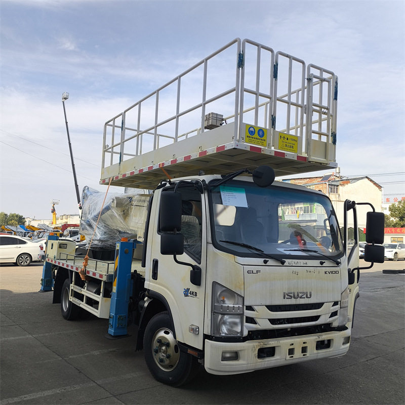 出口五十铃KV100高空作业车