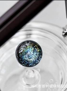 手工高硼硅玻体璃梁耐高温星空磁提吸煮茶壶泡茶蒸VHC煮一家壶用