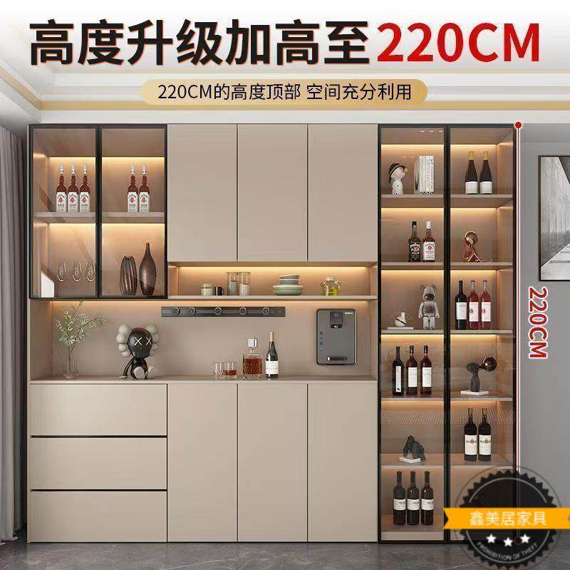 实餐边靠墙多功能高一体柜餐厅厨柜房简约现代整理收纳无品牌/柜