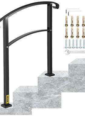 铁艺户外台扶2-3阶小老人孩防黑滑户外楼YUJ手梯扶手防护阶栏杆