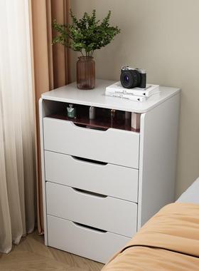 卧简室梳妆台BOL可翻盖现代约小户收纳柜能床头柜型一体多功化妆