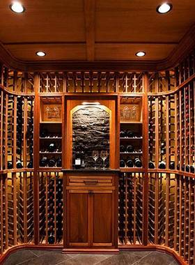 实木酒柜全酒KJJ屋酒柜中式木实厅柜简约柜客厅储物柜客厅定制厂