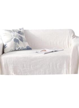 x布yt沙子盖沙发套罩全盖毯垫巾一体F76M7959扶手现代轻奢防猫抓