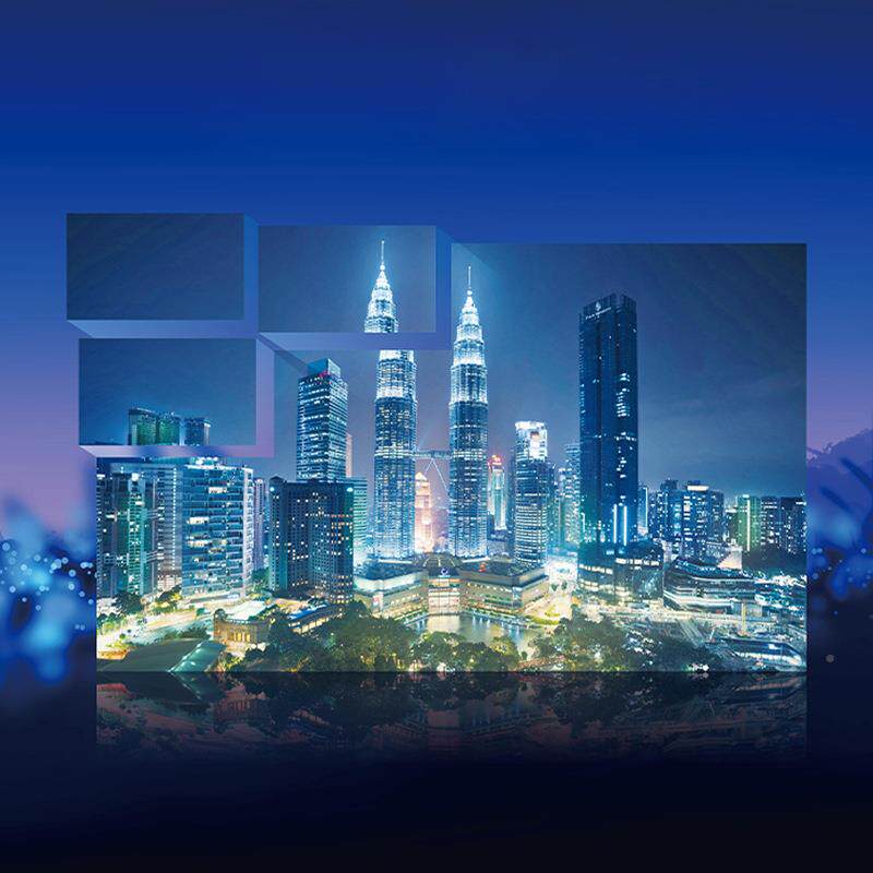 户外全JLS彩LED显示p8立柱屏防商商用电子水屏场室外广告大屏幕