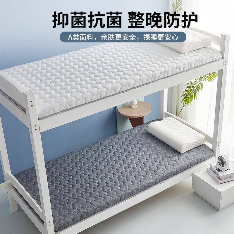 学生宿舍单人乳胶床垫遮盖物软垫家用卧室榻榻米租房专用垫被褥子