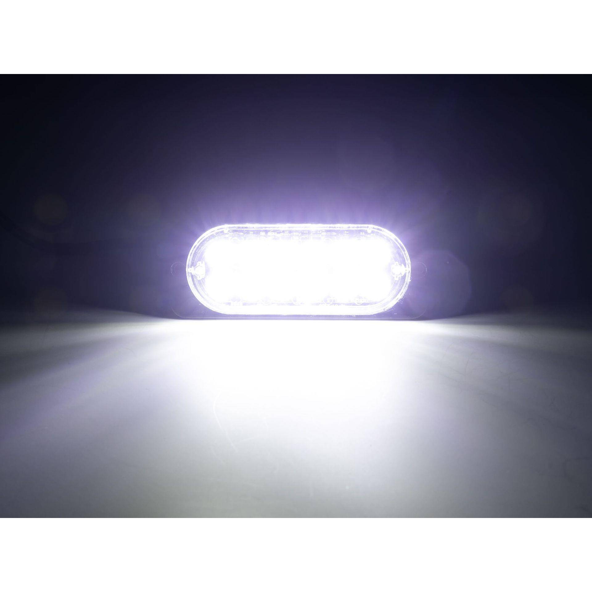 源厂头工：遥控侧边警示灯1LE超薄爆闪频闪灯改装信号2DCCC灯12T-