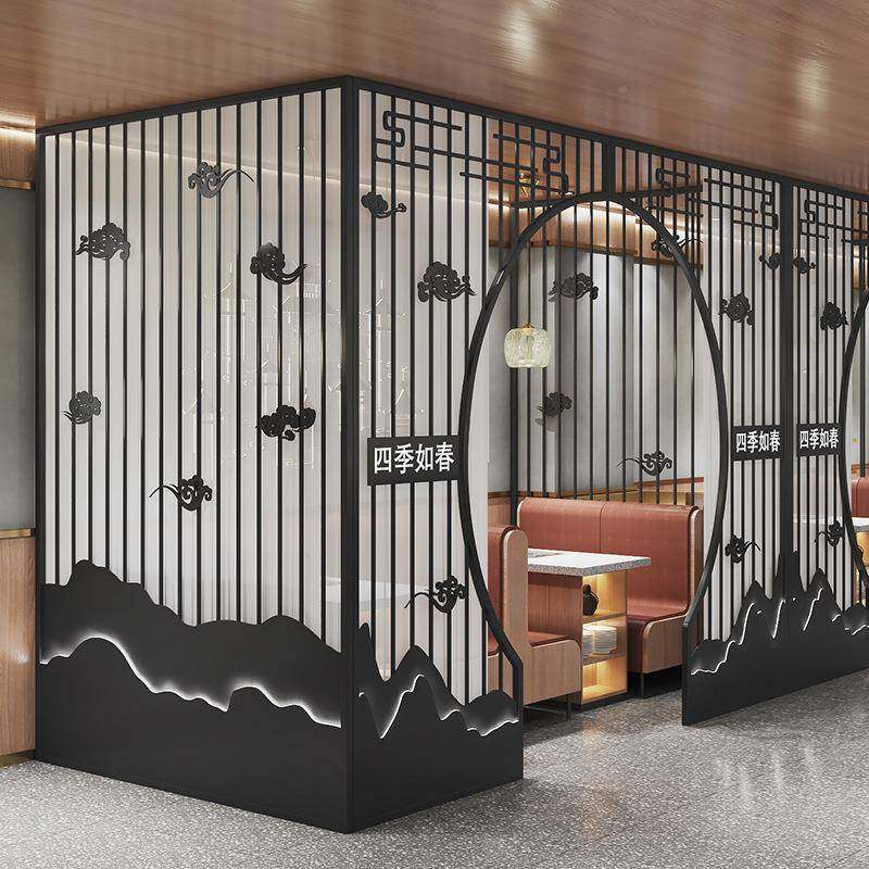 中式餐厅卡座屏风饭店间拱门铁隔艺断茶楼CXN烤包肉店镂空栅装格,商业/办公家具,办公屏风/隔断,淘宝优惠券,粉丝福利购,淘宝优惠卷