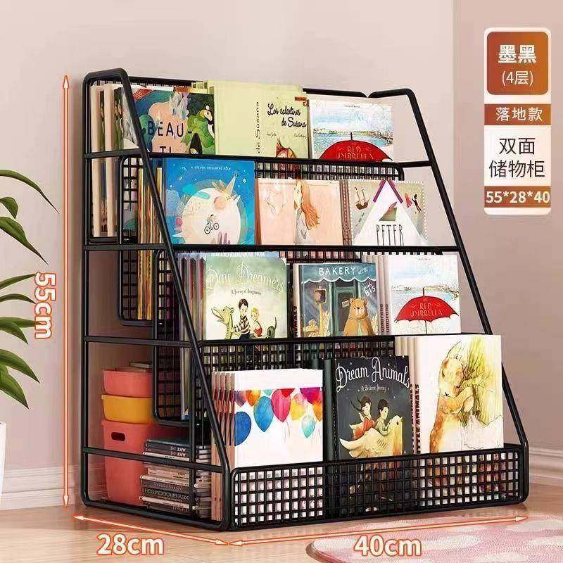 可移动XYA书架地带轮桌读下置物架宝阅宝儿童书柜家用落架绘本收