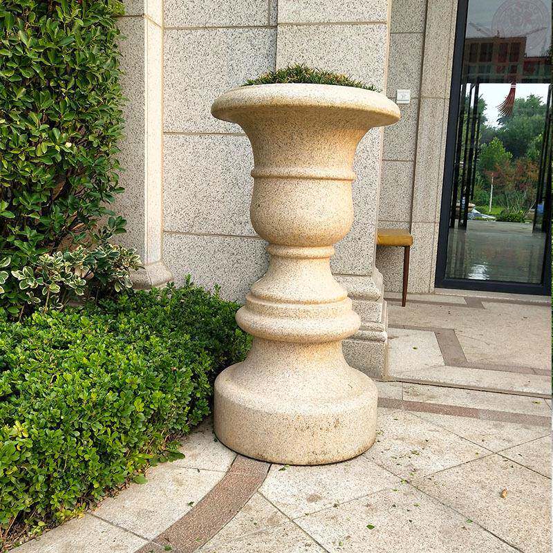 石雕AFG花钵欧石式花钵小盆区栽石钵别墅园小区门口水培林头花盆