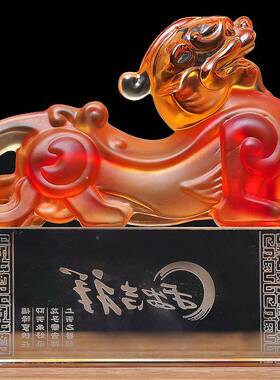 装璃貔貅件20190516摆工艺品聚财商务送礼玄关客厅酒琉柜饰摆件