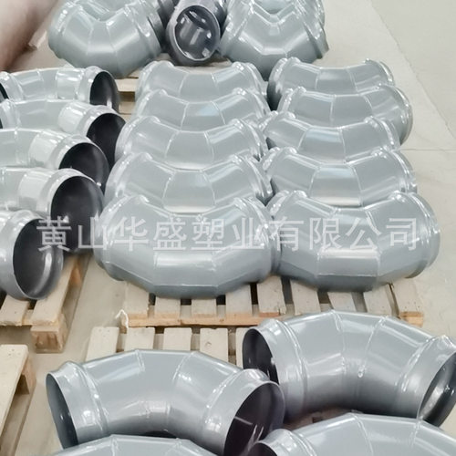 5寸钢塑承插双承弯头安装方便