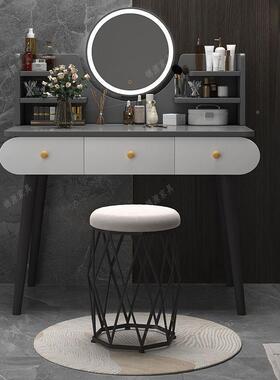 功能新款轻奢梳妆台化化妆桌收纳柜带多抽屉妆一体梳JVK高颜值妆