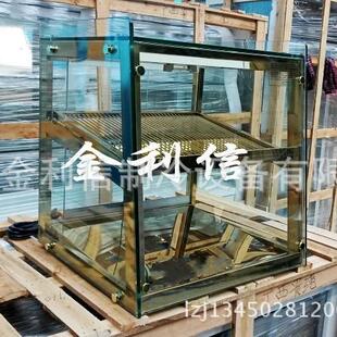 保利金信牌直双层桌上型金色蛋挞保温柜GSX炸鸡块电热酥陈列加角