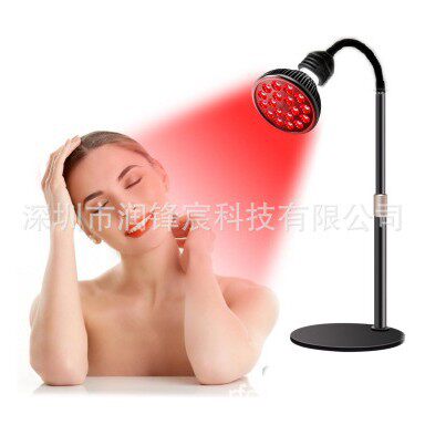 18灯定时桌面伸缩E27灯泡par38红外红光理疗灯54W双芯660nm850nm