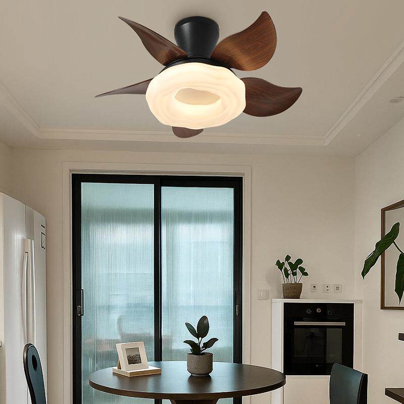 简约ZVT风扇灯卧室中客厅古风奶油风护眼餐风厅儿童家用新房款扇