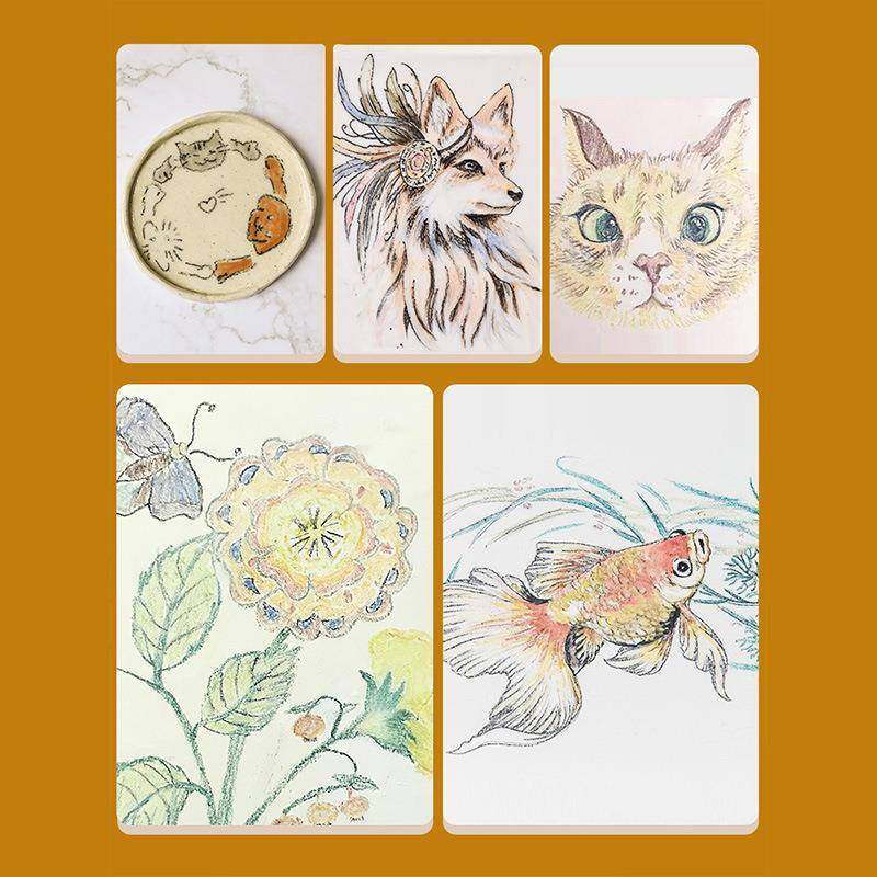 笔专涂MEX色颜料安全不脏手炫笔彩12色蜡套用装画彩笔