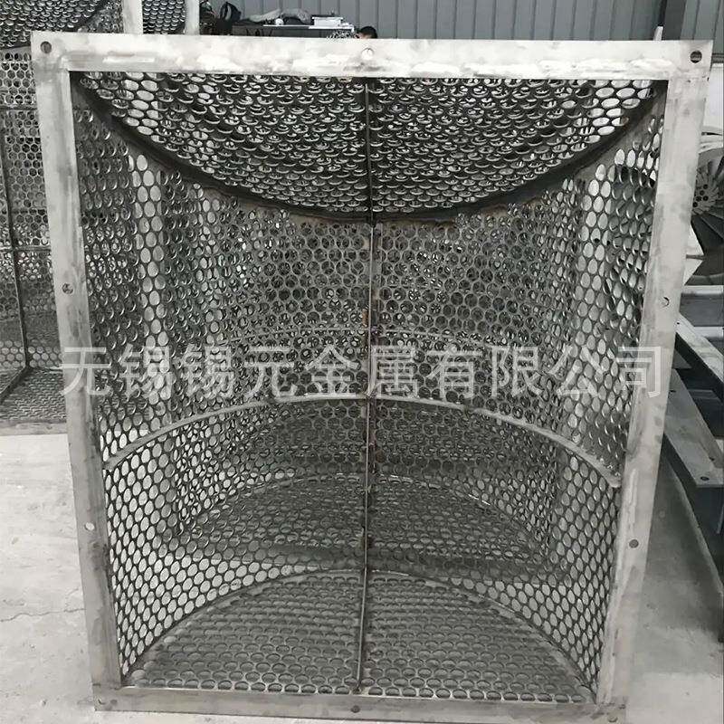 220双相钢脱塔硫滤网浆液循环XYJS2023泵入口加强筋网滤耐酸5耐氯