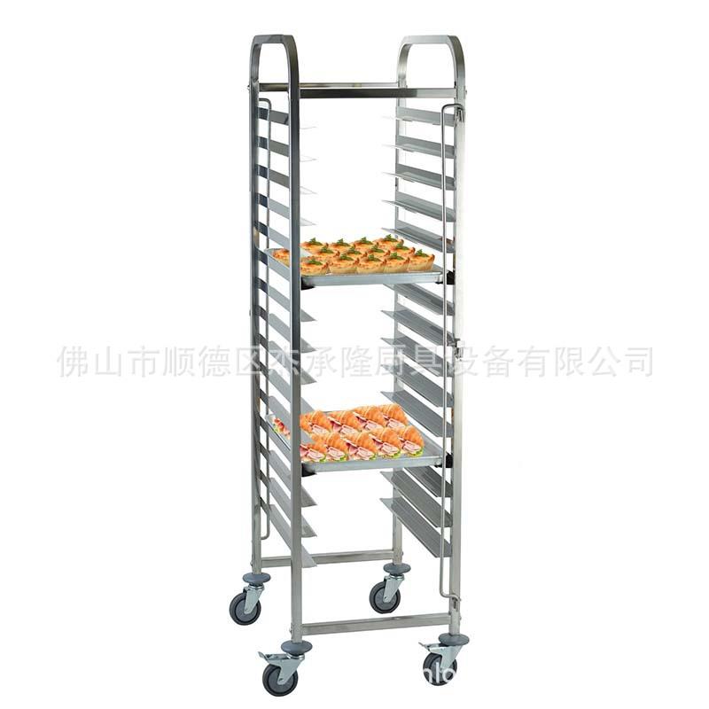 不锈托钢0车.盘8厚1CSG6层饼车商用烘焙蛋糕面包饼烤盘车盘架