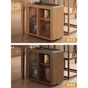 白蜡几木茶水柜家用实木茶几移动边烧茶侧桌水一体客厅沙932发边