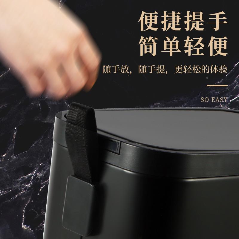 家UEK缝用脚踏夹垃桶盖厨房客厅卧室卫生间带纸篓带缓解1圾0L