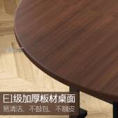 折FEO叠桌餐桌家用小户吃饭桌子动移创可意圆型形折叠饭桌餐厅大