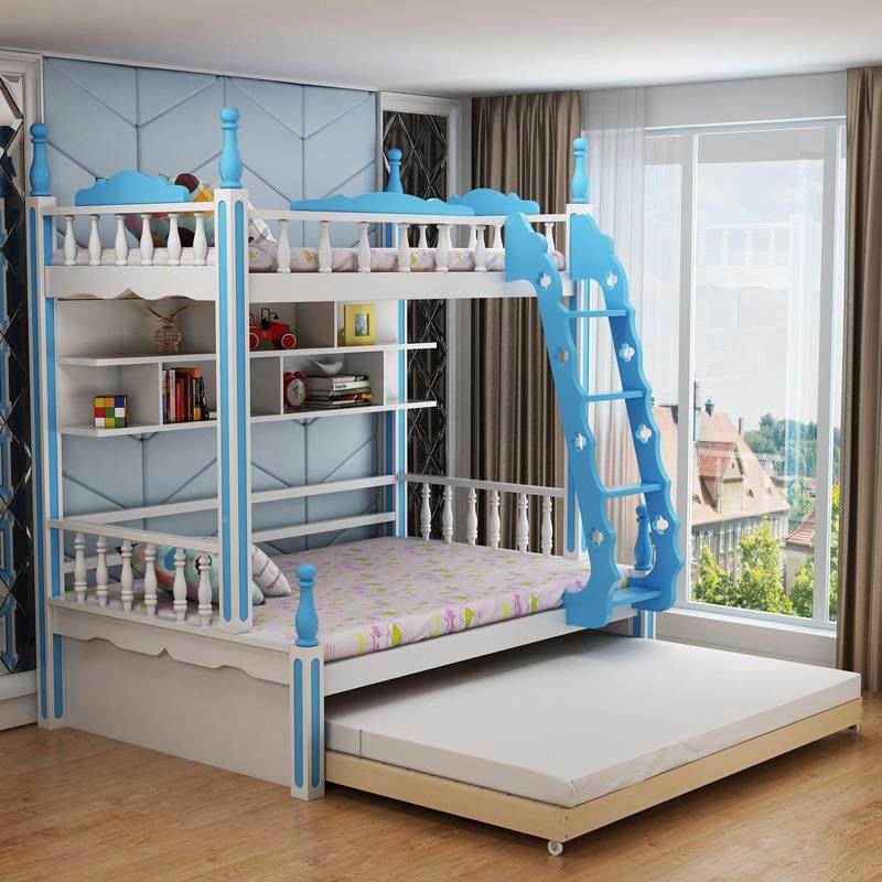 O5约M实木松木简易抽拉拖床单双人榻榻现米简代XCR床经Q济型主卧