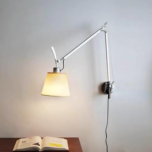 能调光卧书室983床头摇臂壁灯可调节活动拉伸厅长臂智灯书客房阅