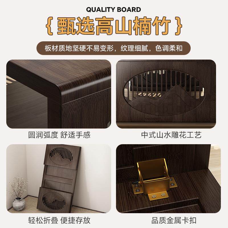 飘小桌子榻榻米HER茶桌矮实木日式炕桌新式床上折叠中小茶几阳窗