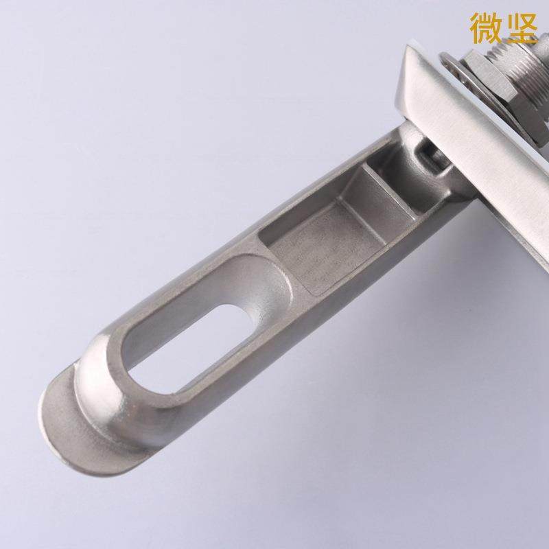 MS80-1-2不钢调节NJA旋转挂锁工6业设箱柜备锁机械防盗锁MS锈88-1