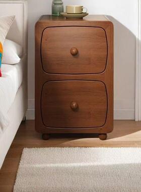 万腾木床头柜迷你DD极窄小型卧室5床边实超窄简2约夹缝置万柜腾