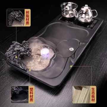 【折扣价】茶盘全自动一体流水雾化茶海烧水壶茶台茶具套装办公室