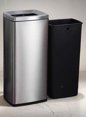 卫DNS生间擦锈手纸不桶钢脚场踩直投垃圾大容量公共所酒店厕所洗