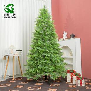 2.1m 跨境工厂直销真大型1圣诞仿树松树装 品.5m1.8m 2.4m 12饰