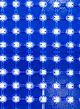LED注塑P50网格屏IP6透素明防水像屏新媒体示柔性透显明网8格屏厂