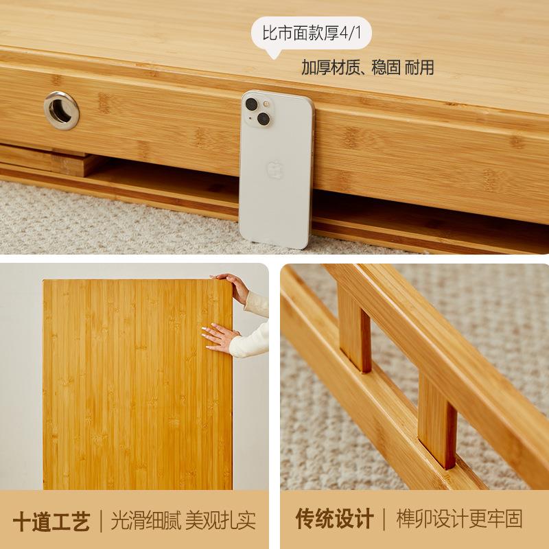 烤火子CQF冬天新款家用全套方折烤火炉取暖叠桌长形实木桌烤火架