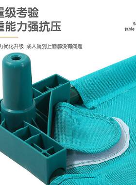 幼儿园小生午NDU休小床便携床叠塑料可叠床小外孩学户专用午睡网