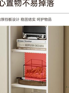 钢制夹书柜DLW落地书儿架一体靠墙家用缝简童易收纳柜客厅铁艺置