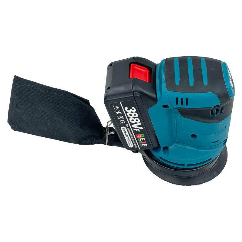 FXF电充电式圆砂锂电抛光机纸机砂机木工打磨锂机3挡调光速12砂5M