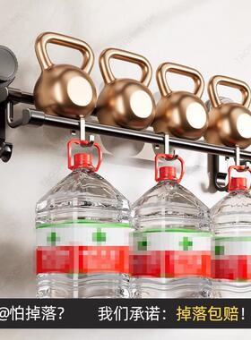 毛巾架物卫间PEZ免打孔吸盘式墙上生巾架子浴室置架厕所毛晾毛巾