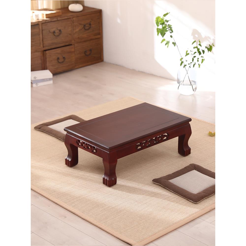 实木榻榻桌米茶桌几中式飘窗小桌子炕几台方GPL桌阳矮国学桌和室