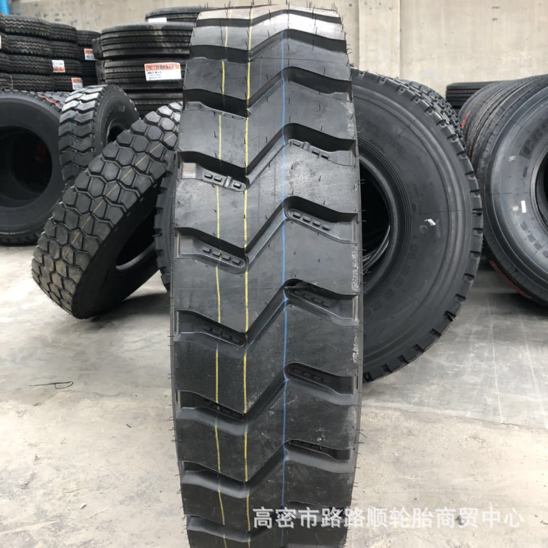 康佩森连体矿花11.00R20钢丝胎1100R20子午线充气胎含内胎