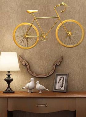 复古工业风铁艺挂行ERB自车挂酒件吧烧烤店餐厅墙面创意墙壁装壁