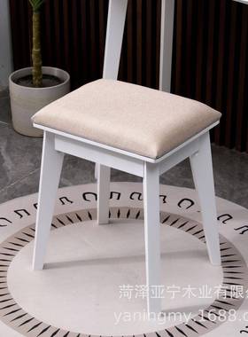 现代轻简约欧梳妆台卧式室奢灯屉带梳HTX妆桌抽收纳一体梳妆台