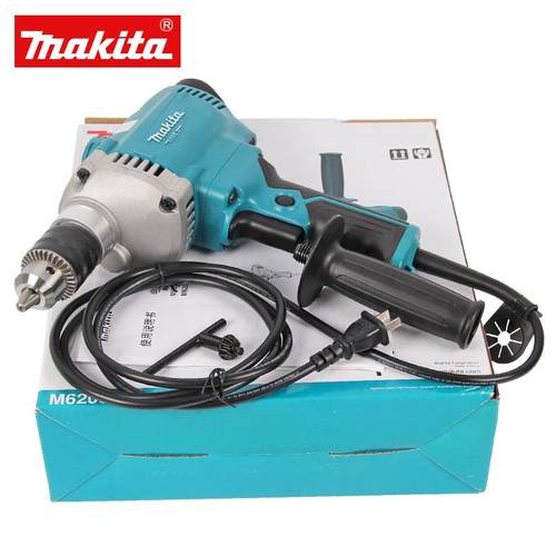 钻AHE手电多功能调速搅拌涂腻子粉075W料飞机钻M6201B